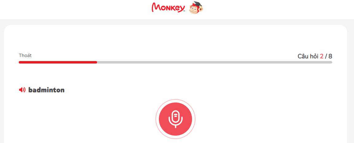 Bài kiểm tra sẽ đánh giá khả năng phát âm